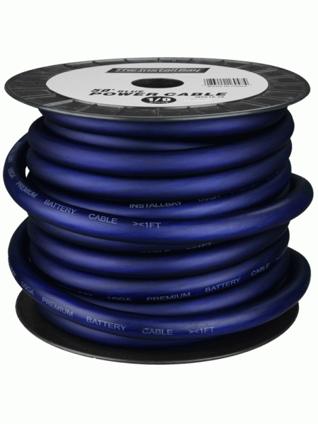 IBPC10-50 | CCA Value Line 1/0 Gauge Power Cable Blue - 50' Coil